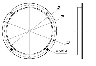 Круглые фланцы из уголка